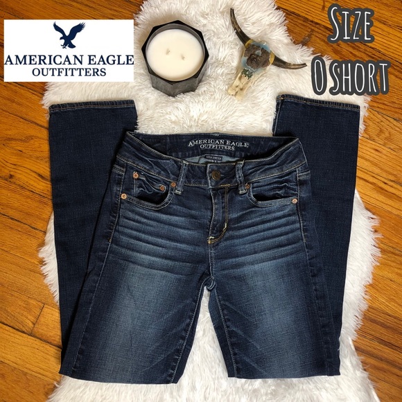 American Eagle Outfitters Denim - American Eagle straight leg denim blue jeans